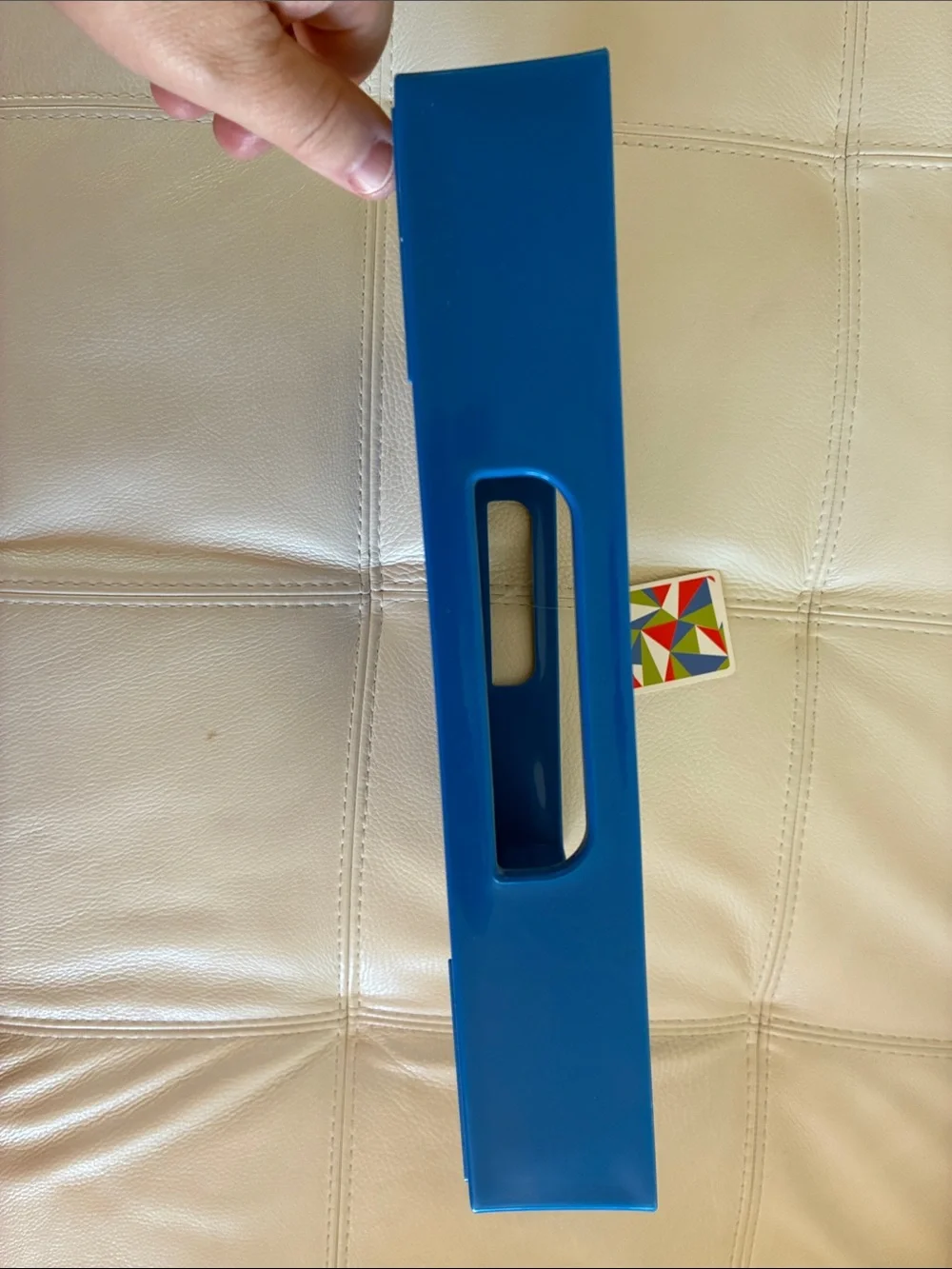 Blue Cat Serving Tray with Yellow Glasses - Decorative Home Accent